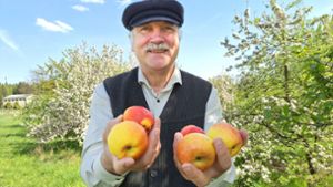 In Völkenreuth: Patenschaft mit einem Apfelbaum