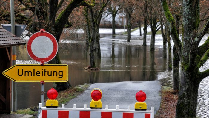 Land unter: Warnstufe drei im Landkreis Kulmbach