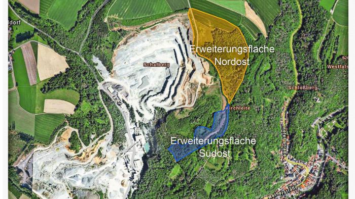 Bad Berneck: Steinbruch wächst um 17 Fußballfelder