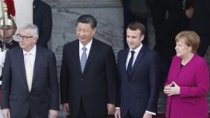 Merkel und Macron: Trotz Bedenken mit China zusammenarbeiten