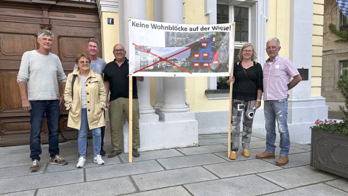 Protest in Kulmbach: Baupläne bleiben umstritten