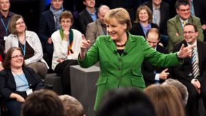 Merkels letzter Bürgerdialog in Nürnberg