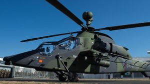 Bundeswehr-Kampfhubschrauber Tiger bleibt vorerst am Boden