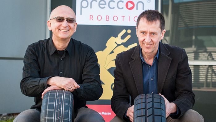 Preccon baut einzigartigen Reifenschnitz-Roboter