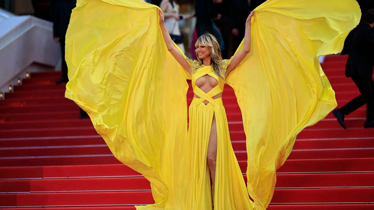 Filmfestspiele in Cannes: Mit diesem Kleid zieht Heidi Klum alle Blicke auf sich
