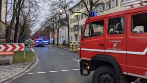 Feuerwehreinsatz in der Bismarckstraße