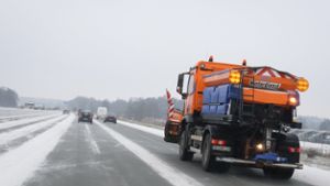 A9/Creußen: Fahrer überholt Winterdienst falsch