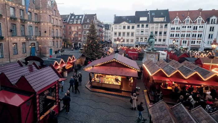 Düsseldorf: Weihnachtsmärkte in Innenstadt geräumt