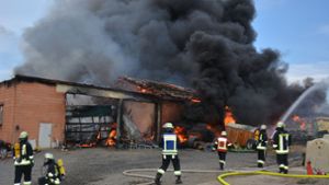 Feuer zerstört Bauernhof