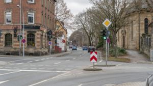 Versuch in Bayreuth: Zwei Straßen im September künstlich einspurig