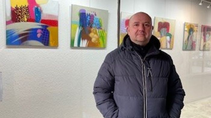 Kunst: Ukrainischer Künstler fand Unterschlupf in Weidenberg