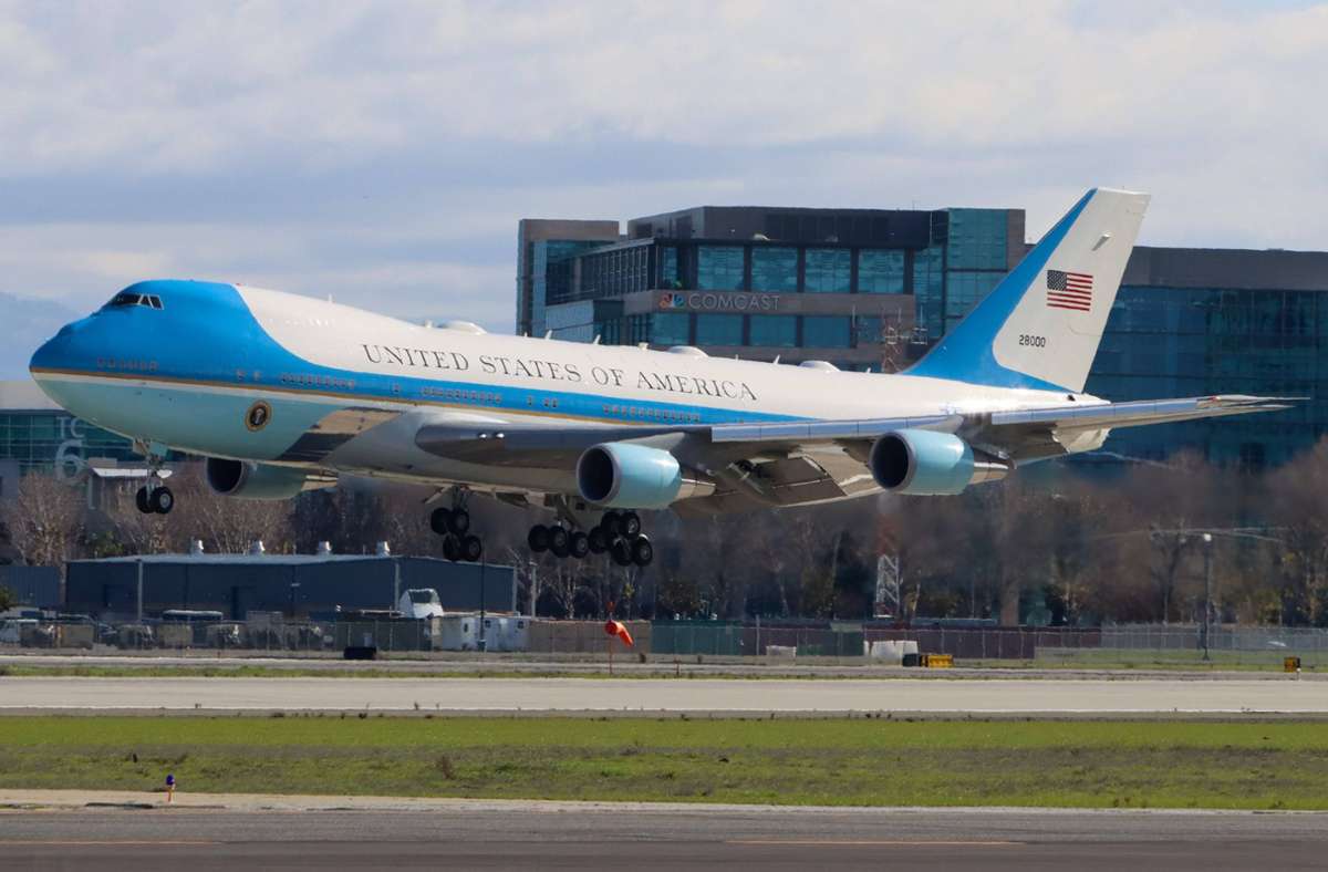 Die Air Force One des US-Präsidenten – mutmaßlich die bekannteste Boing 747 der Welt.