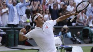 Federer im Wimbledon-Finale: 