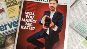 London: Heiratsantrag per Magazin-Cover