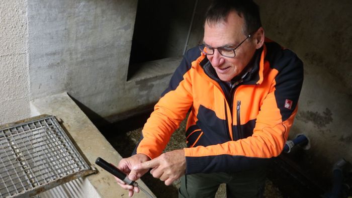 Ochsenkopf: Ein Mann wacht beim Seilbahnbau penibel über das Trinkwasser