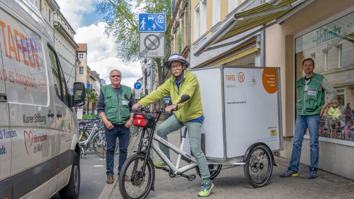 Die Bayreuther Tafel fährt jetzt E-Bike
