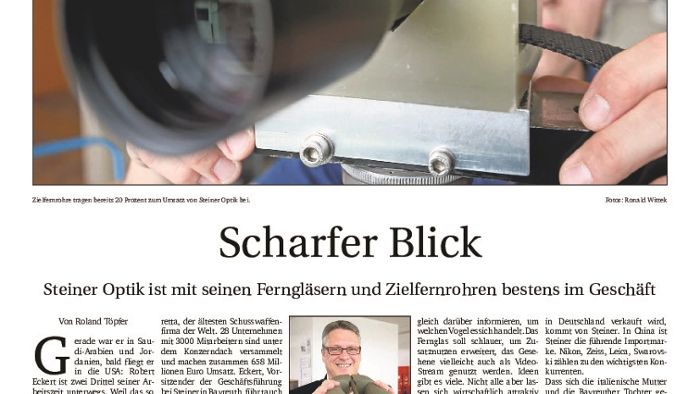 Scharfer Blick: Wirtschaftsmagazin 02 / 2016