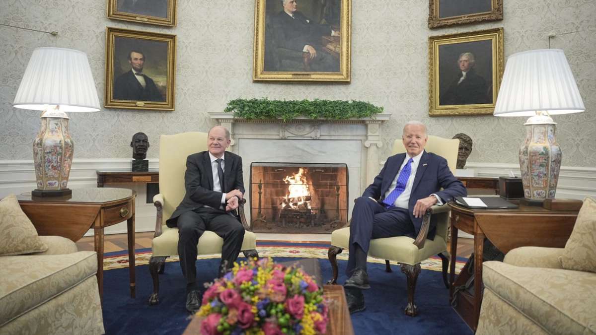 Besuch in Washington: Biden und Scholz setzen Zeichen für Ukraine-Hilfe