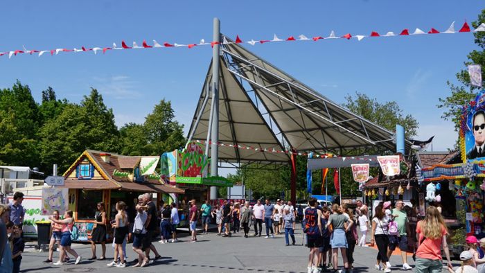 Bayreuther Volksfest: Über Pfingsten strömen die Leute auf den Platz