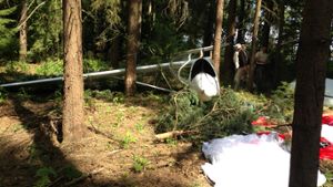 Segelflieger stürzt vor Kulmbacher Flugplatz in Waldstück