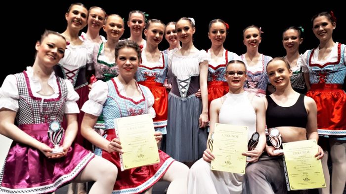 Bayreuths Tänzerinnen holen Gold