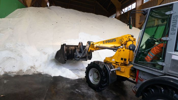Kulmbach: 800 Tonnen Salz für den Winterdienst