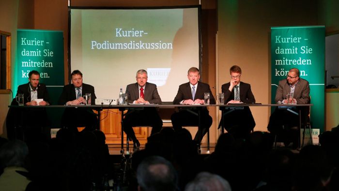 Kurier-Podiumsdiskussion in Mistelgau