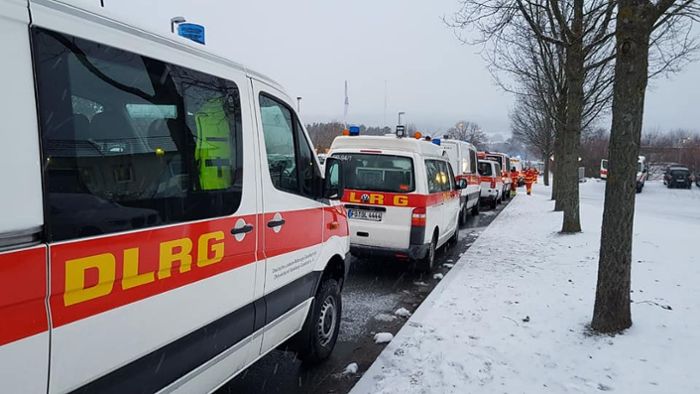 Katastrophenalarm: DLRG Oberfranken rückt nach Traunstein ab