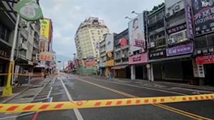Naturgewalt: Mehrere starke Erdbeben an Taiwans Ostküste