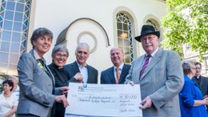 Evangelische Landeskirche spendet 50.000 Euro für Sanierung der Synagoge der Israelitischen Kultusgemeinde