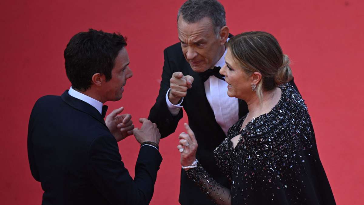 Foto aus Cannes: Tom Hanks ist stinksauer – oder?