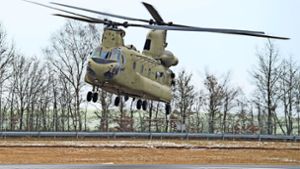 US-Armee fliegt über Franken  in den Osten