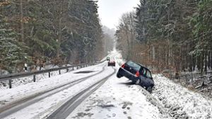 Kulmbacher Oberland: Unfallserie im Schneetreiben