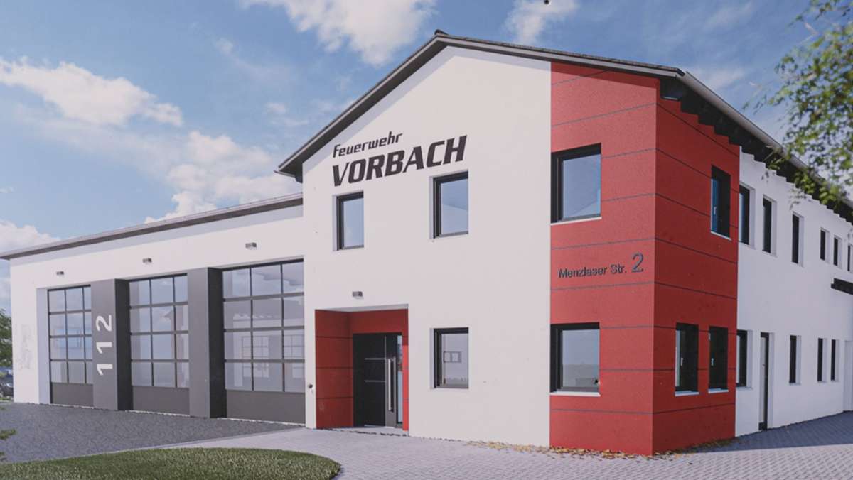 Kleines Dorf, stolze Wehr: Vorbach hat neues Feuerwehrhaus