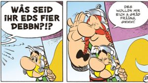 Asterix auf Oberfrängisch: Dritter Dialektband spielt „bei der Husdndrubbn“