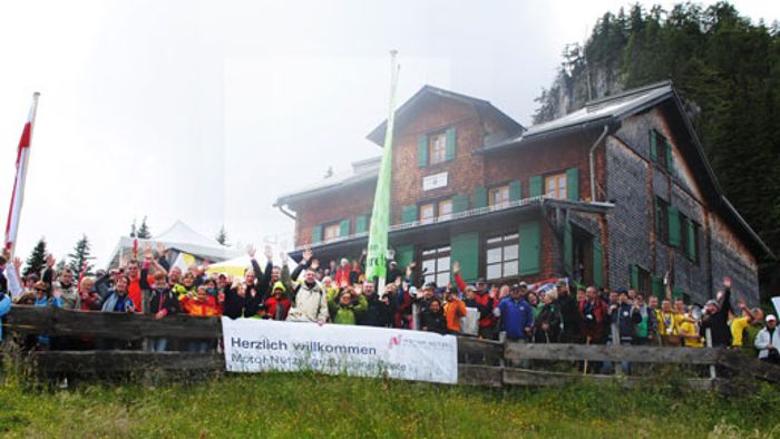 Radio Mainwelle und 500 Hörer wandern auf die Bayreuther Hütte nach Tirol