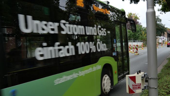 Einspurige Straßen in Bayreuth: Erst kurz vor Ende des Tests wird Verkehr gezählt