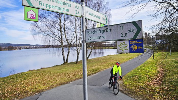 Radwegenetz: „Flussgeschichten“ am Eger-Radweg