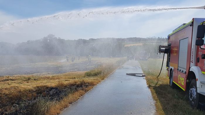 Einsatz in Untersteinach: Flächenbrände fordern die Feuerwehr