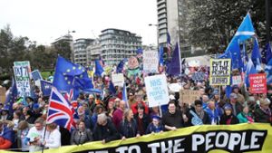 Riesige Anti-Brexit-Demonstration in London