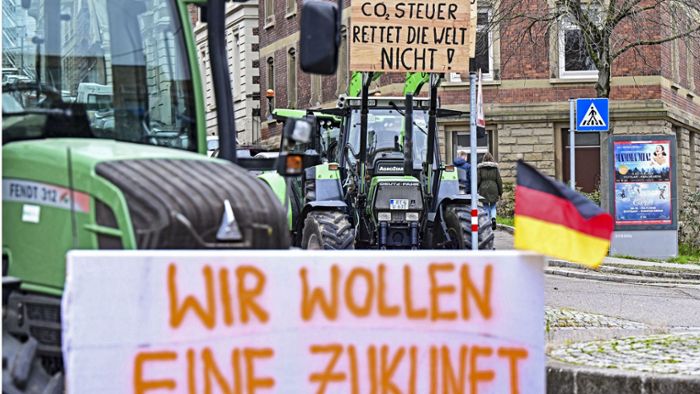Kundgebung: Landwirte demonstrieren in Wunsiedel