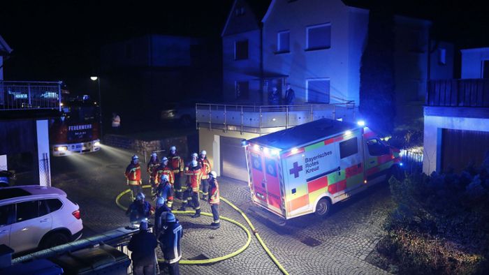 Polizei entspannt, Feuerwehreinsatz in Pegnitz