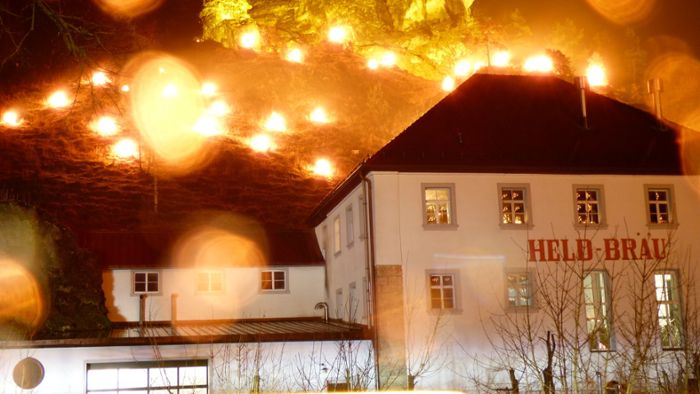 Die Lichterprozession in Oberailsfeld