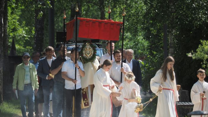 Mit Prozession : Fronleichnamsfest in Pegnitz