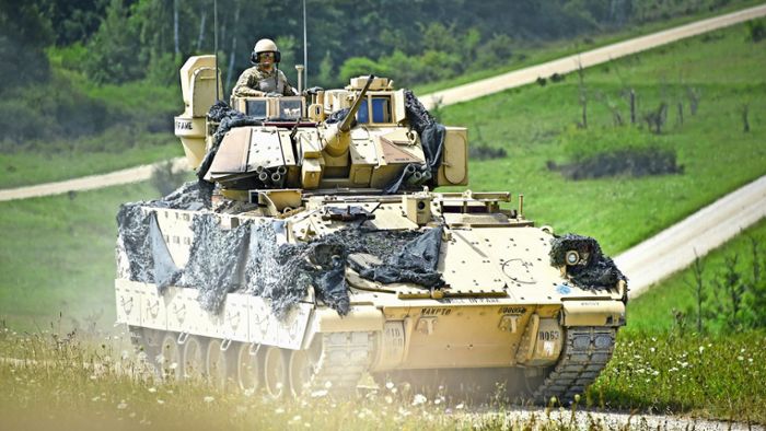 Ausbildung von Ukrainern auf US-Panzern