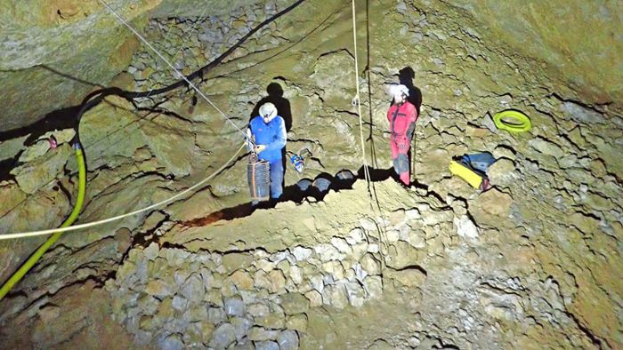 Höhle Zinnbergschacht: Die Suche geht weiter