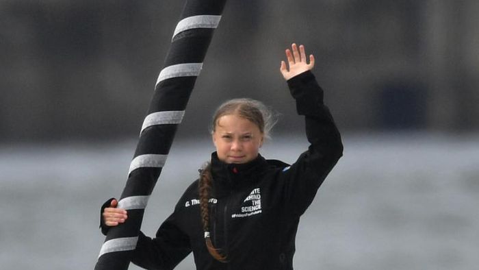 Nächster Halt New York: Greta Thunberg sticht in See