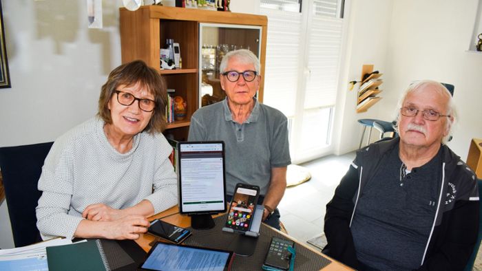 Pegnitz: Senioren an Smartphone und Tablet