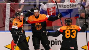 Eishockey: WM-Rekordsieg gegen Lettland: DEB-Team mit Frustbewältigung