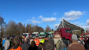 Liveblog zum Nachlesen : Spediteure und Bauern protestieren in Bayreuth